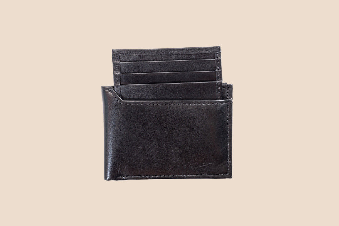 Slim Bifold Leather Wallet