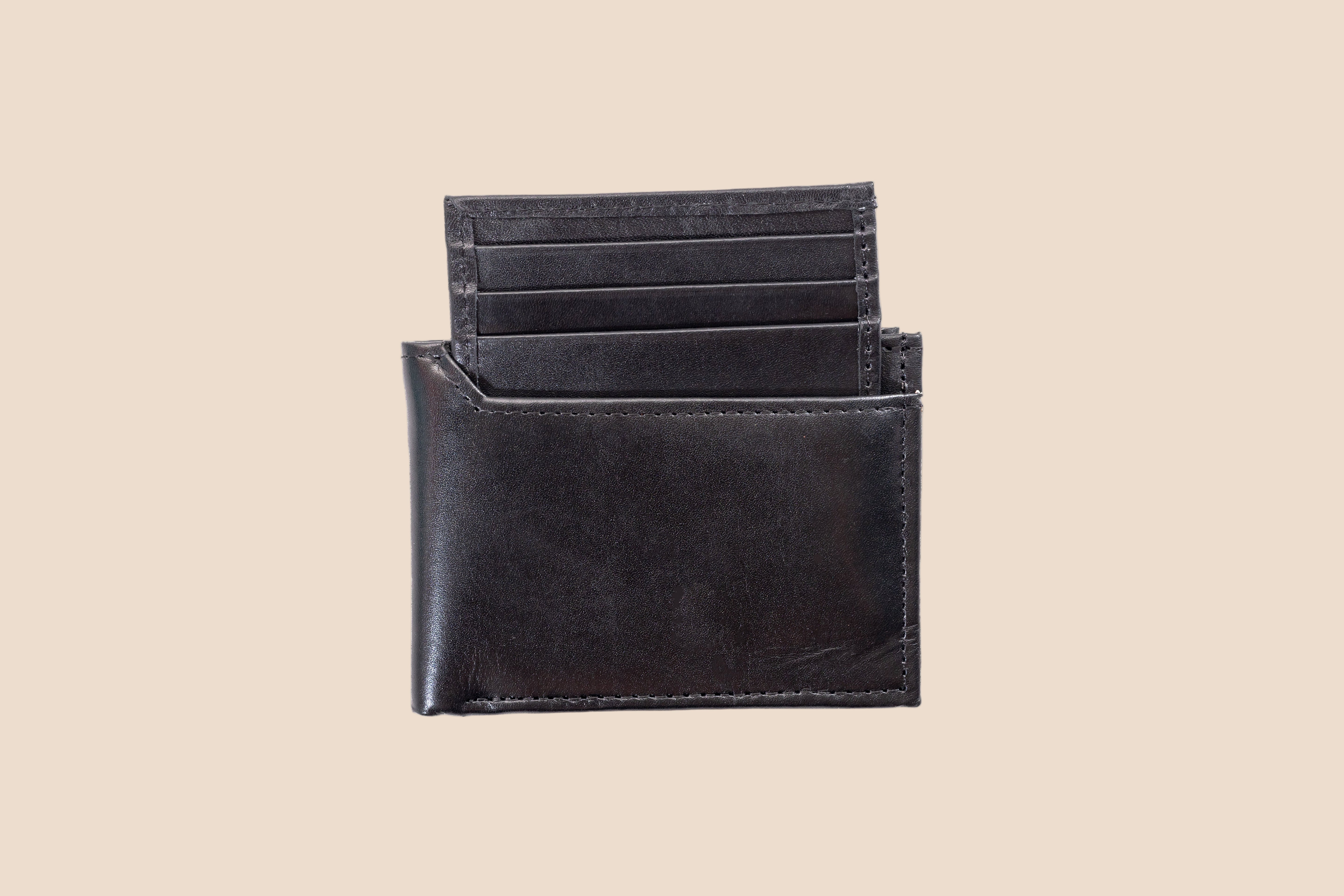 Slim Bifold Leather Wallet