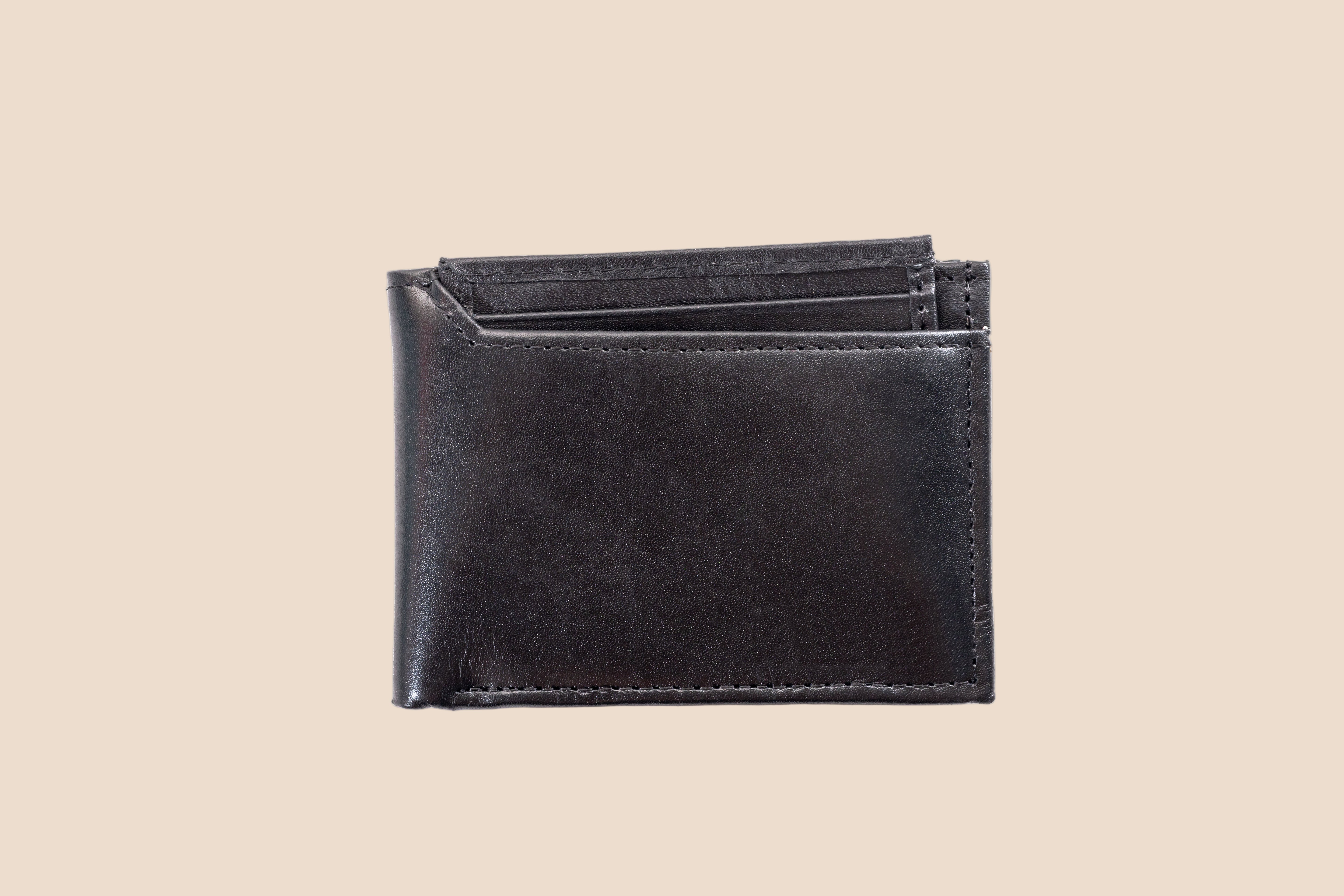 Slim Bifold Leather Wallet