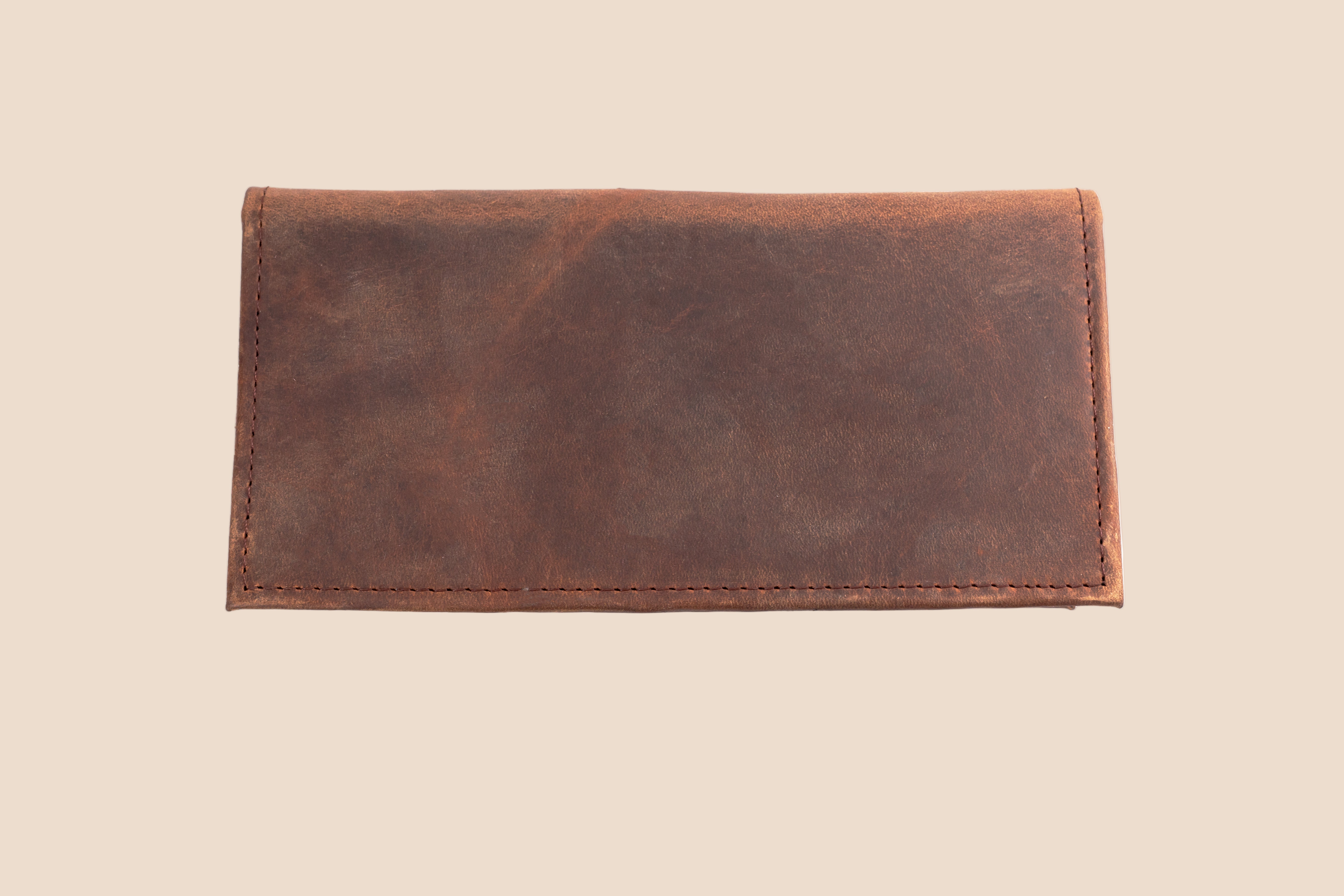 Long Bifold Leather Wallet