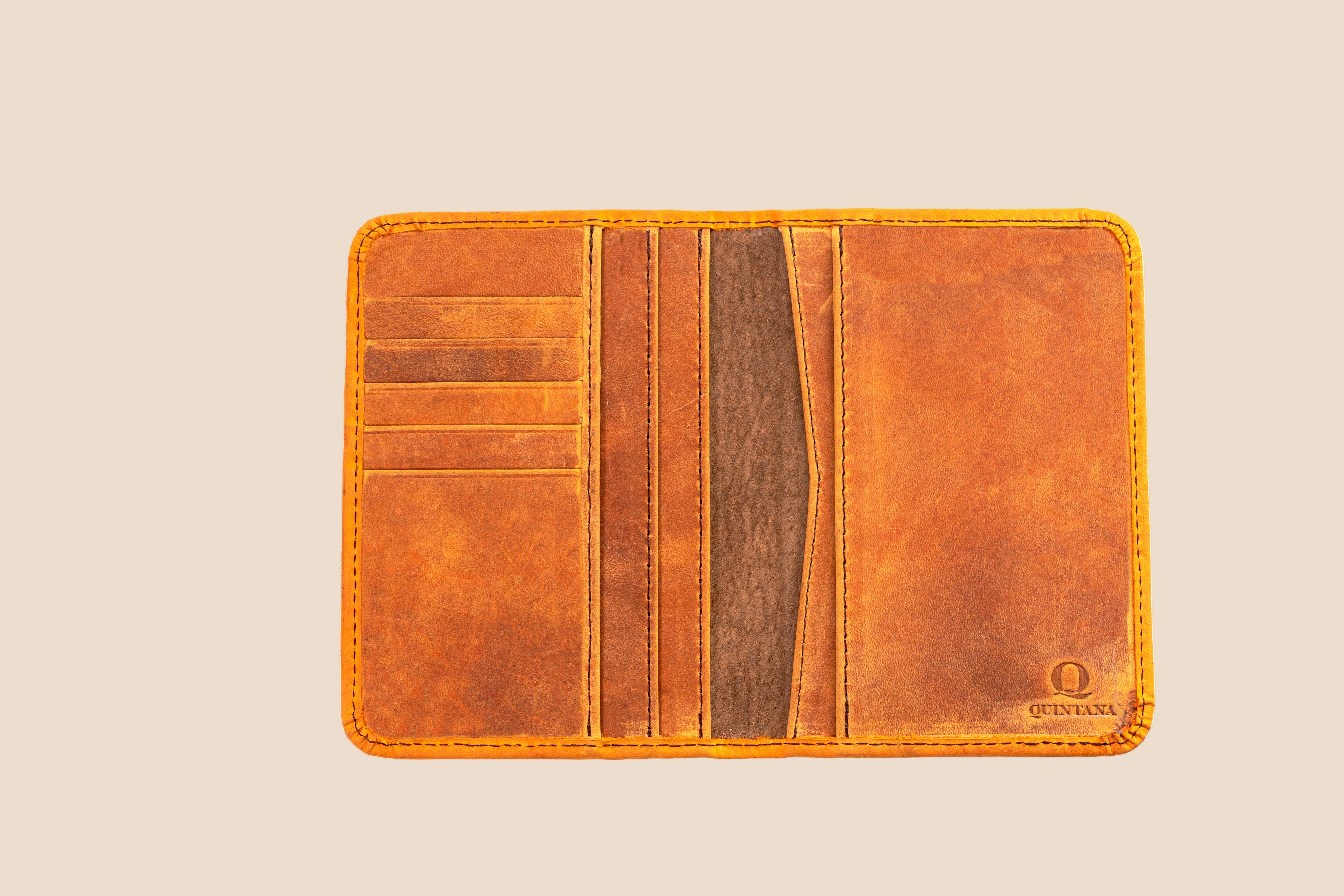 Compact Bifold Leather Wallet