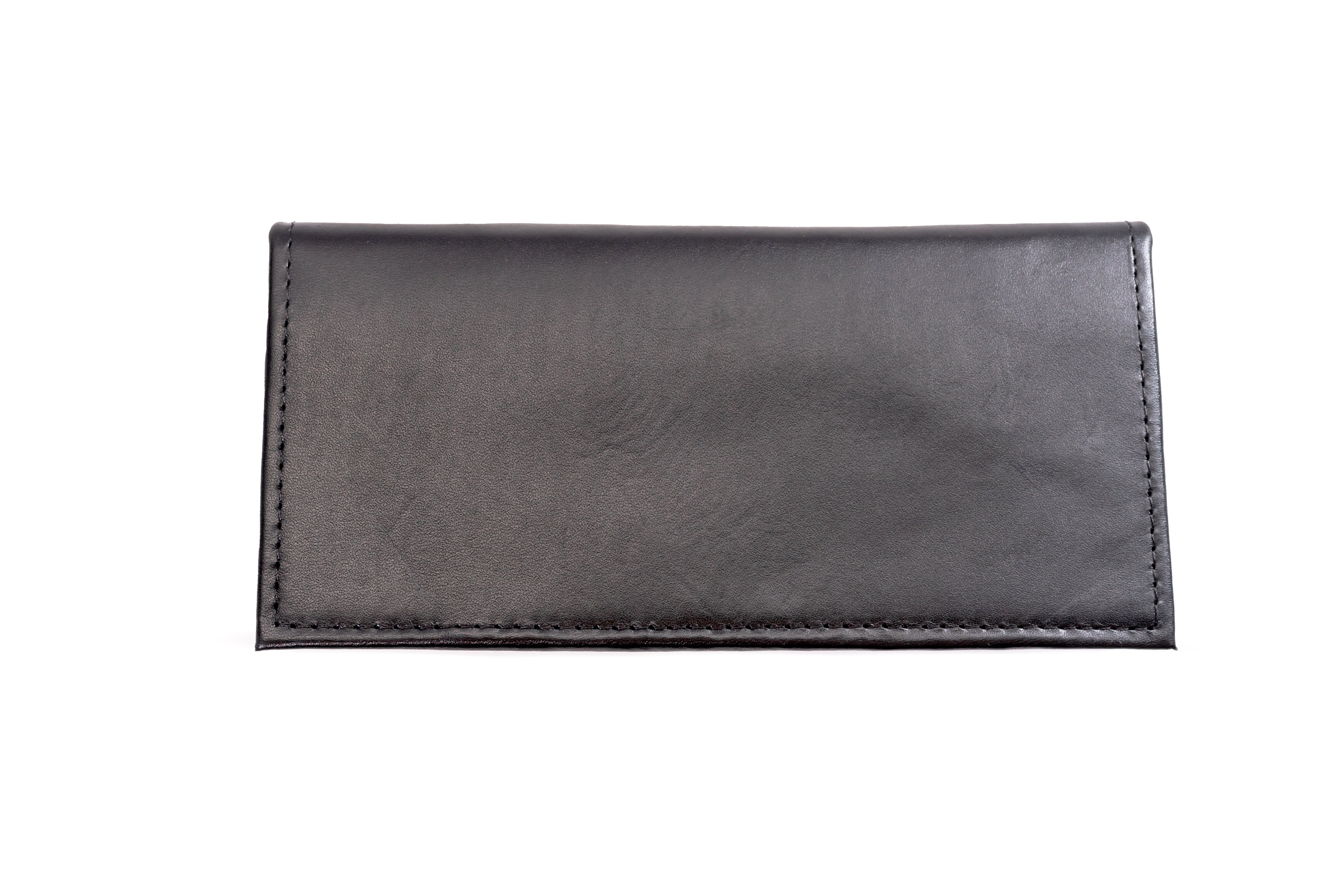 Slim Long Bifold Leather Wallet