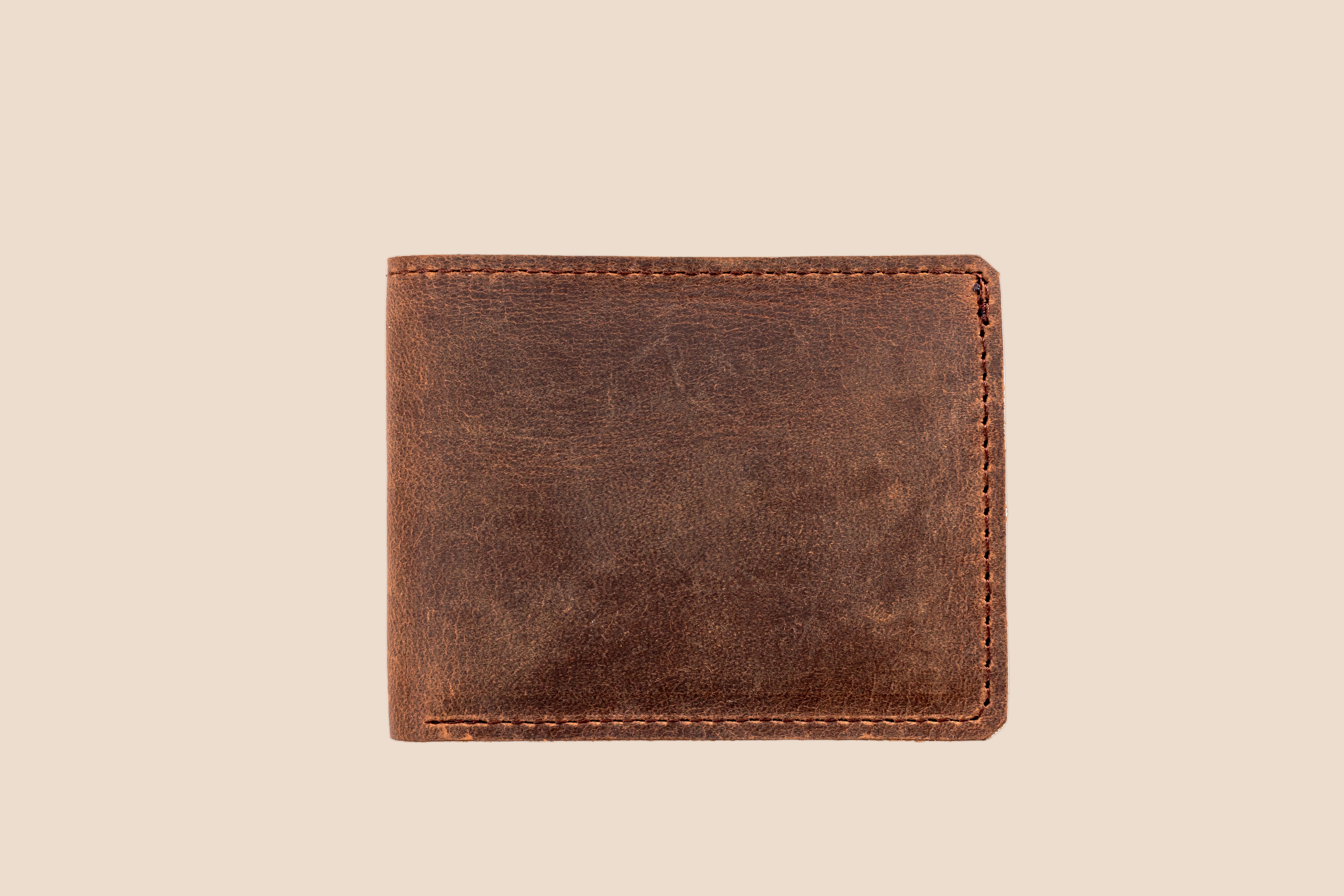 Compact Bifold Leather Wallet