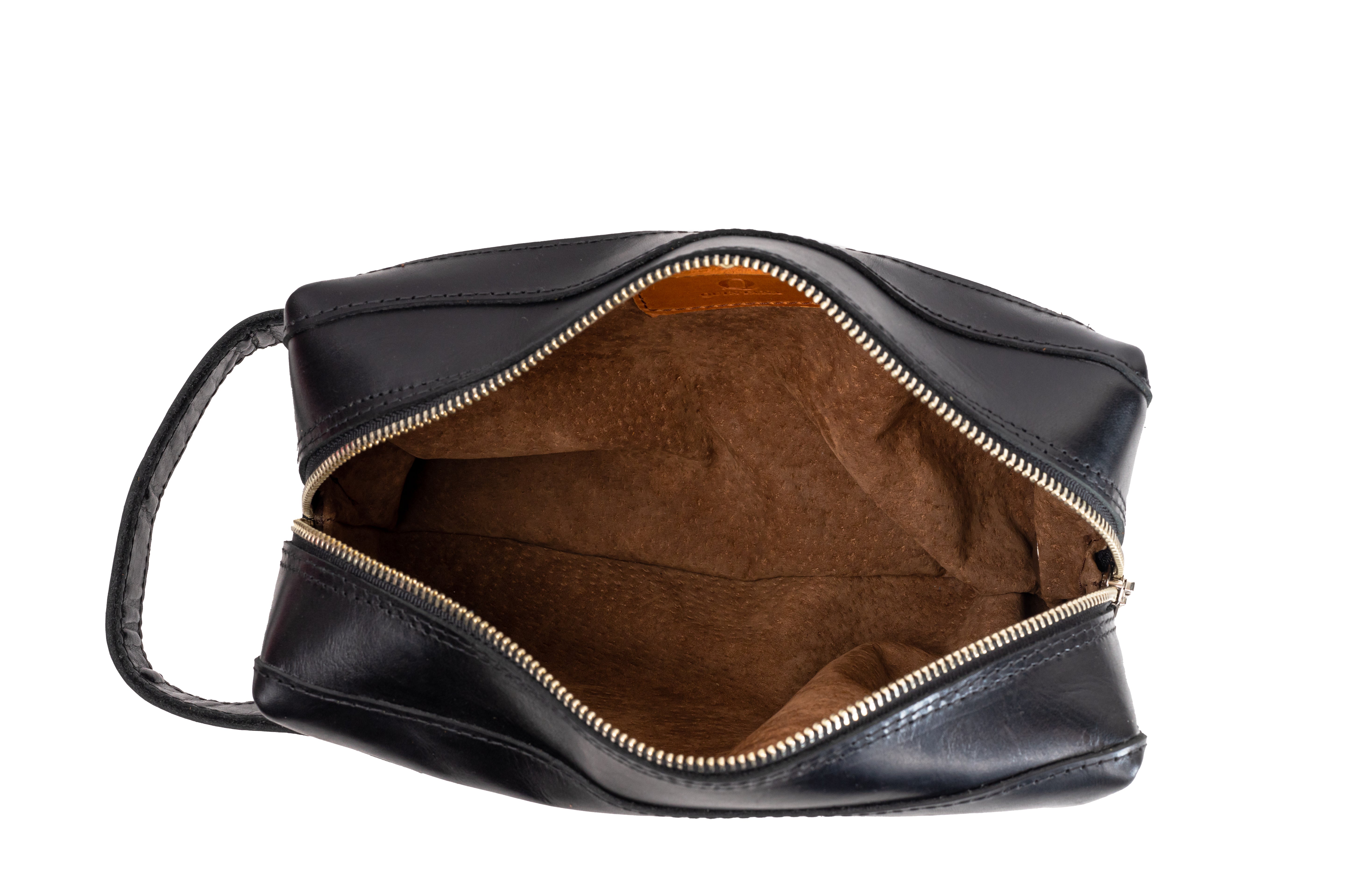 Quintana Premium Leather Toiletry Bag