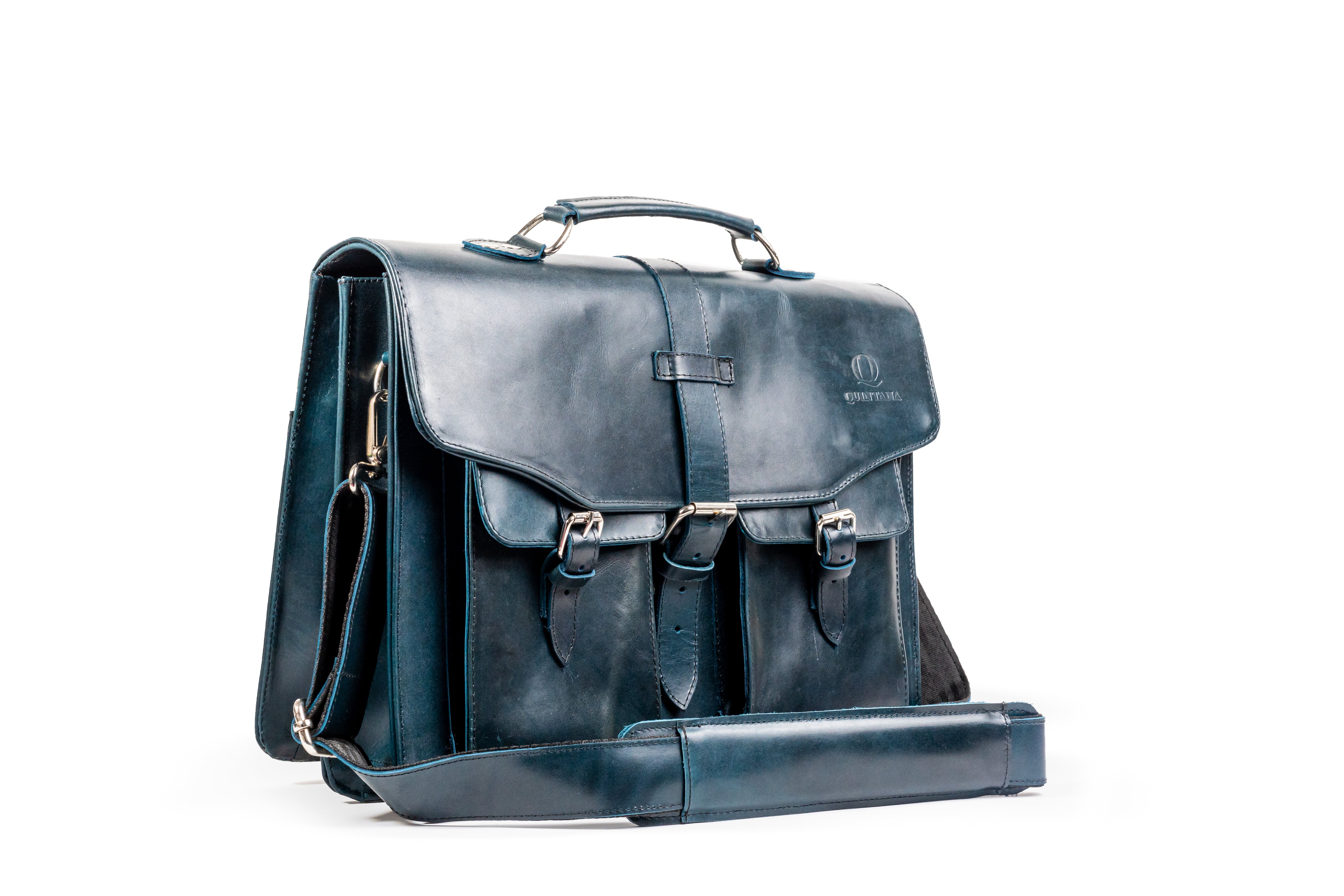 Executive leather briefcase