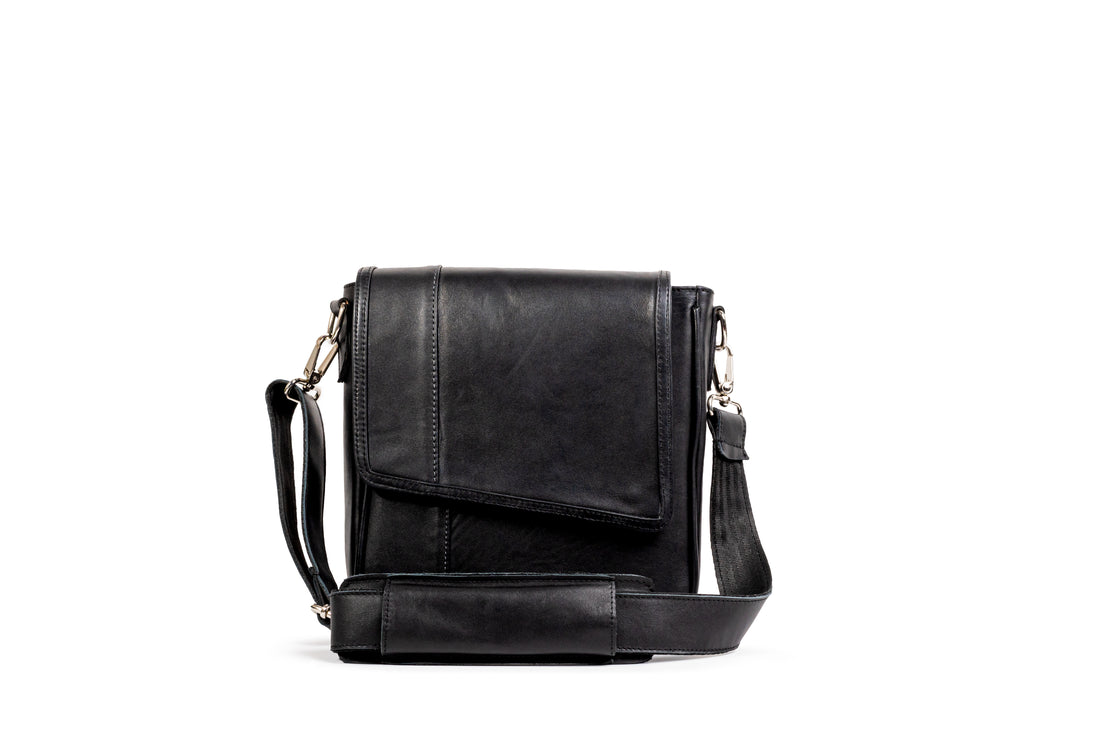 Quintana Leather Messenger Bag