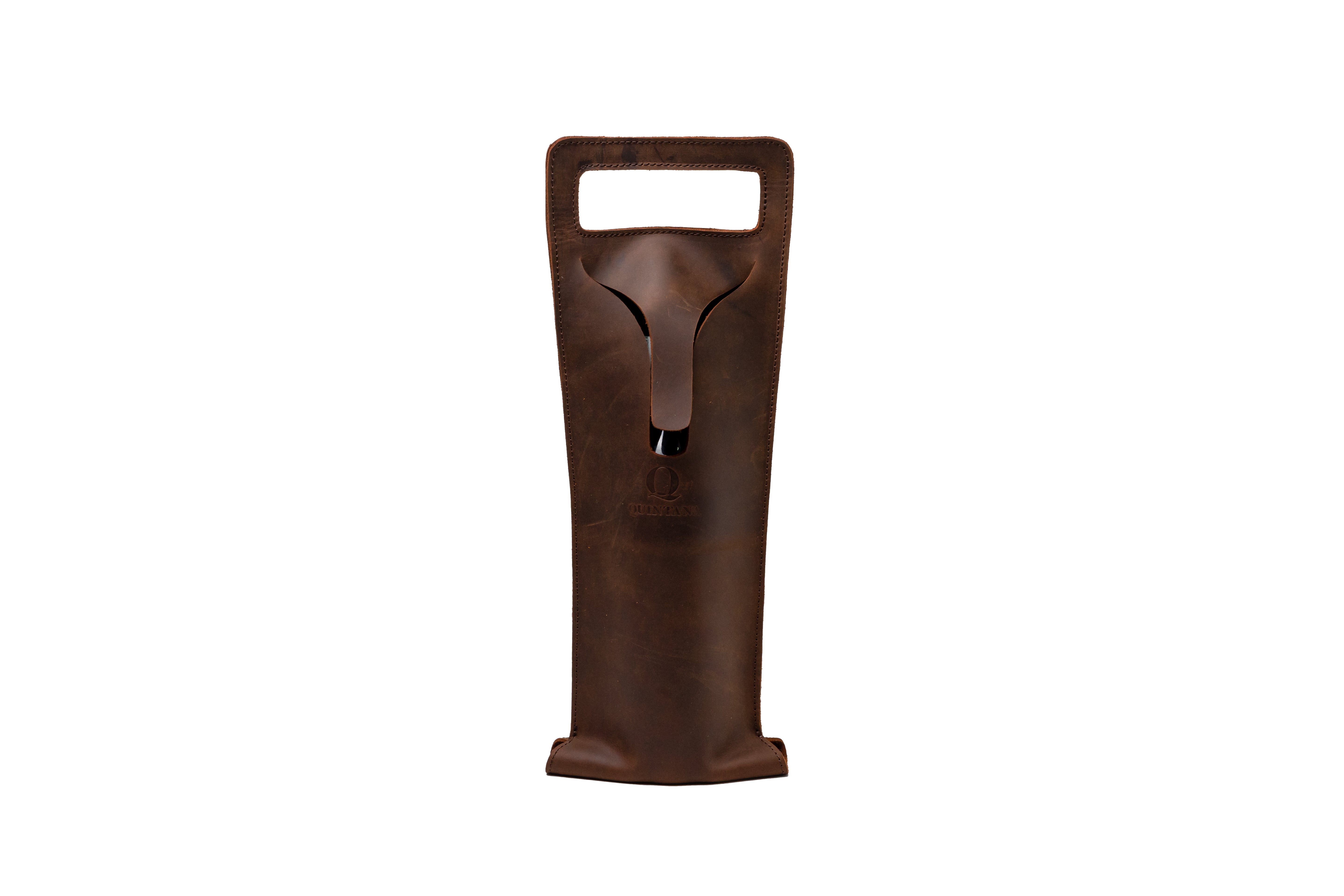 Quintana Leather Wine Tote