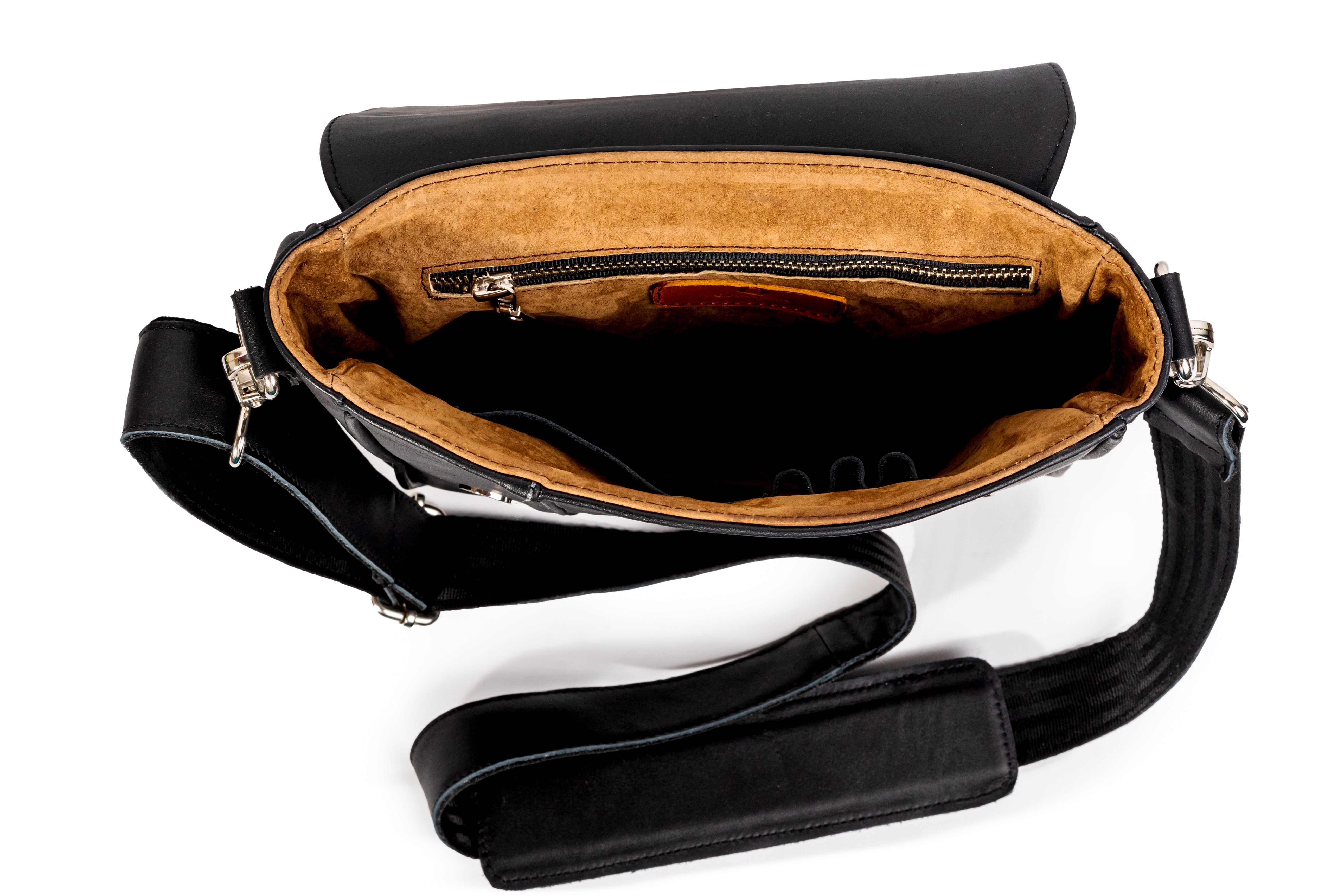 Quintana Leather Messenger Bag