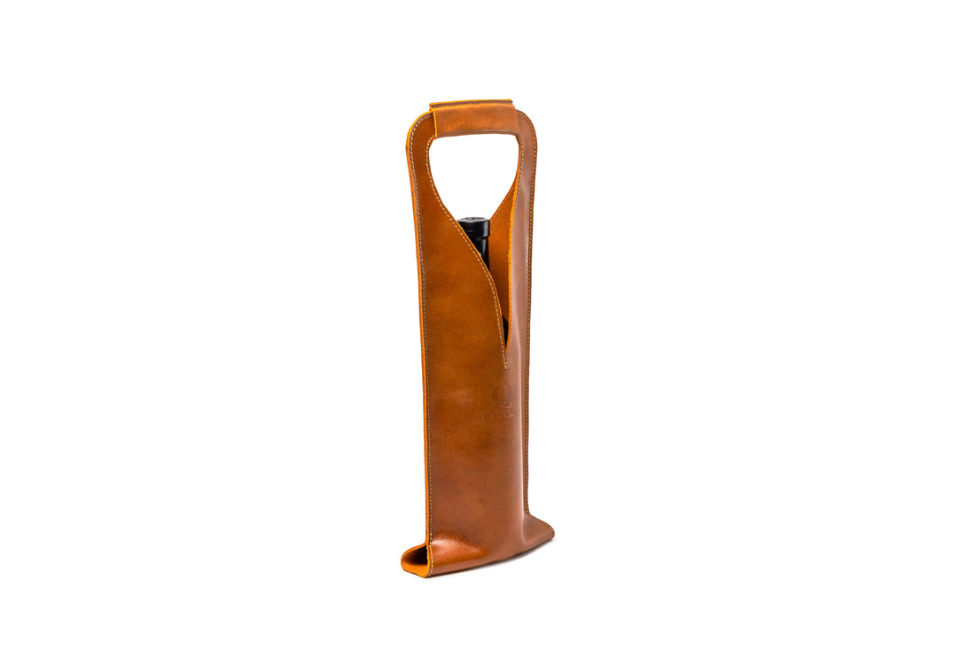 Quintana Luxe Leather Wine Carrier