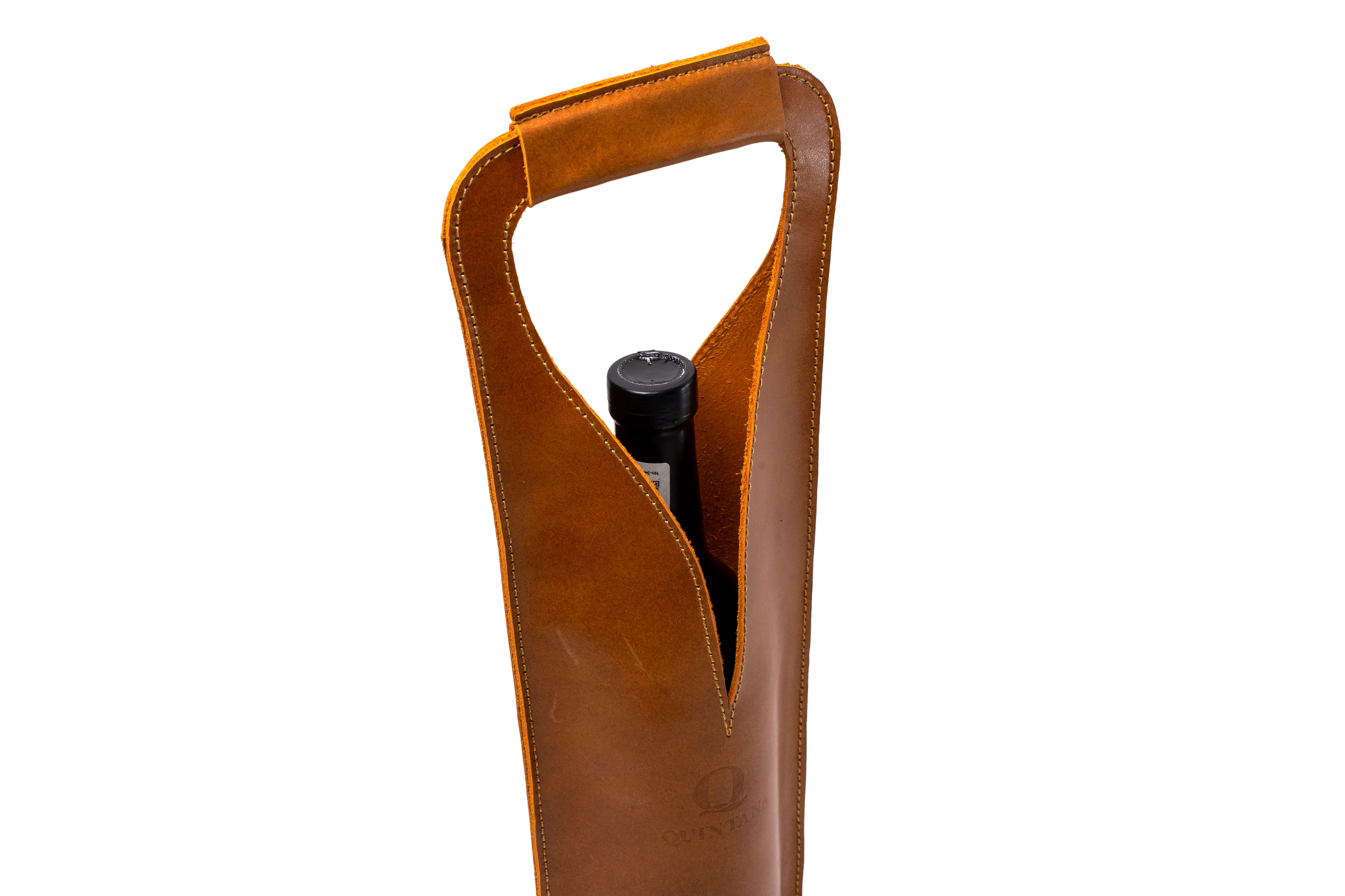 Quintana Luxe Leather Wine Carrier