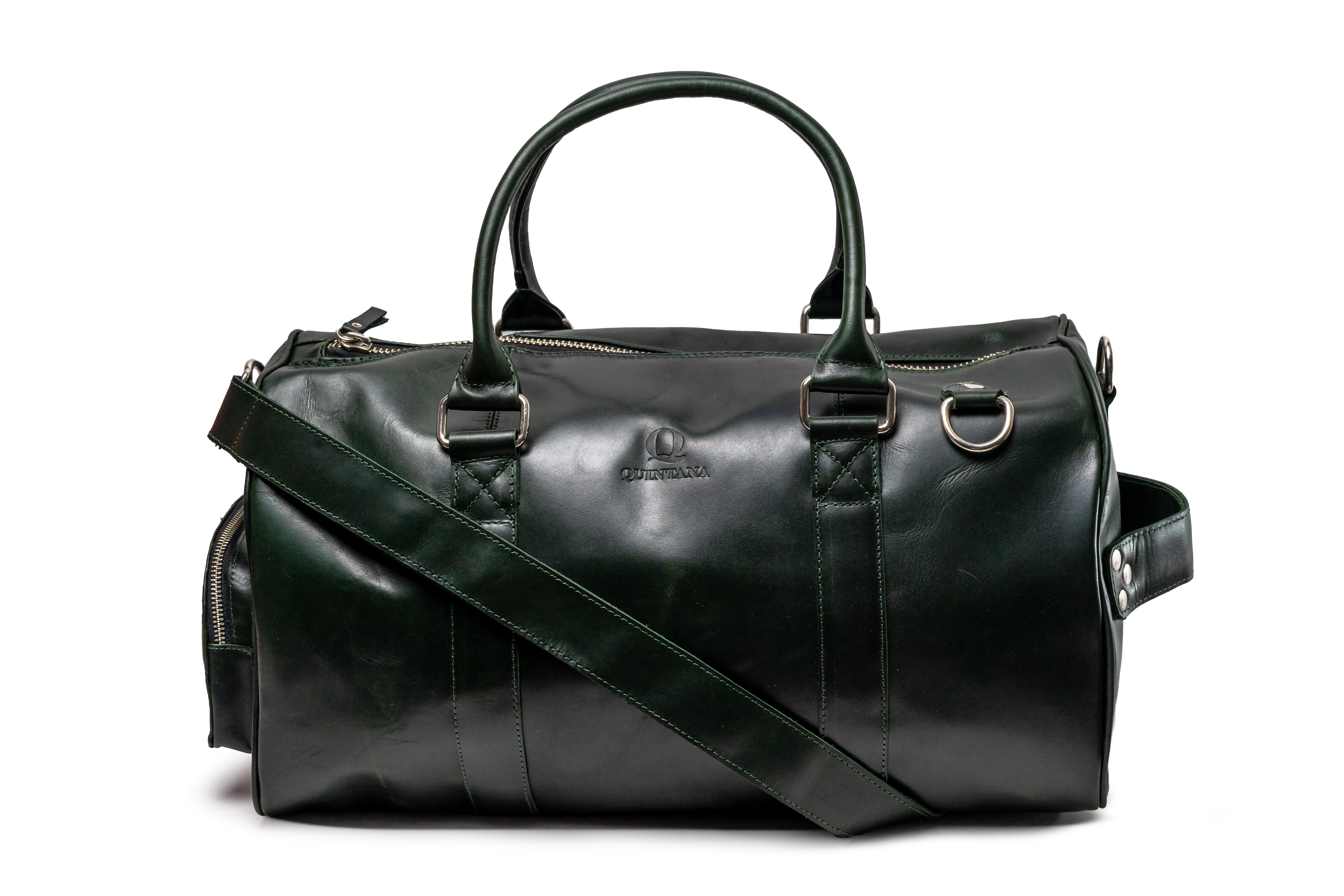 Quintana Classic Leather Duffel Bag