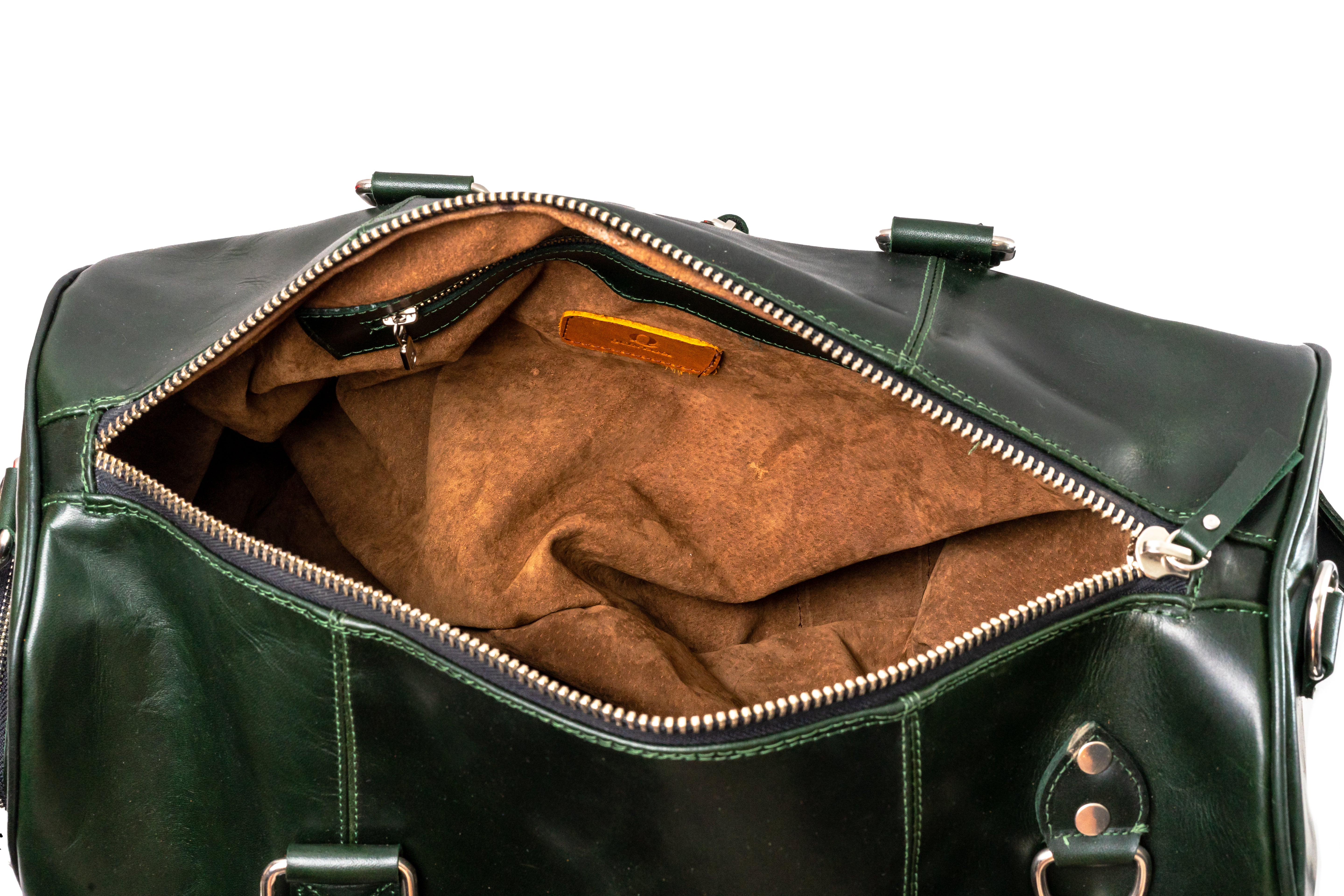Quintana Classic Leather Duffel Bag