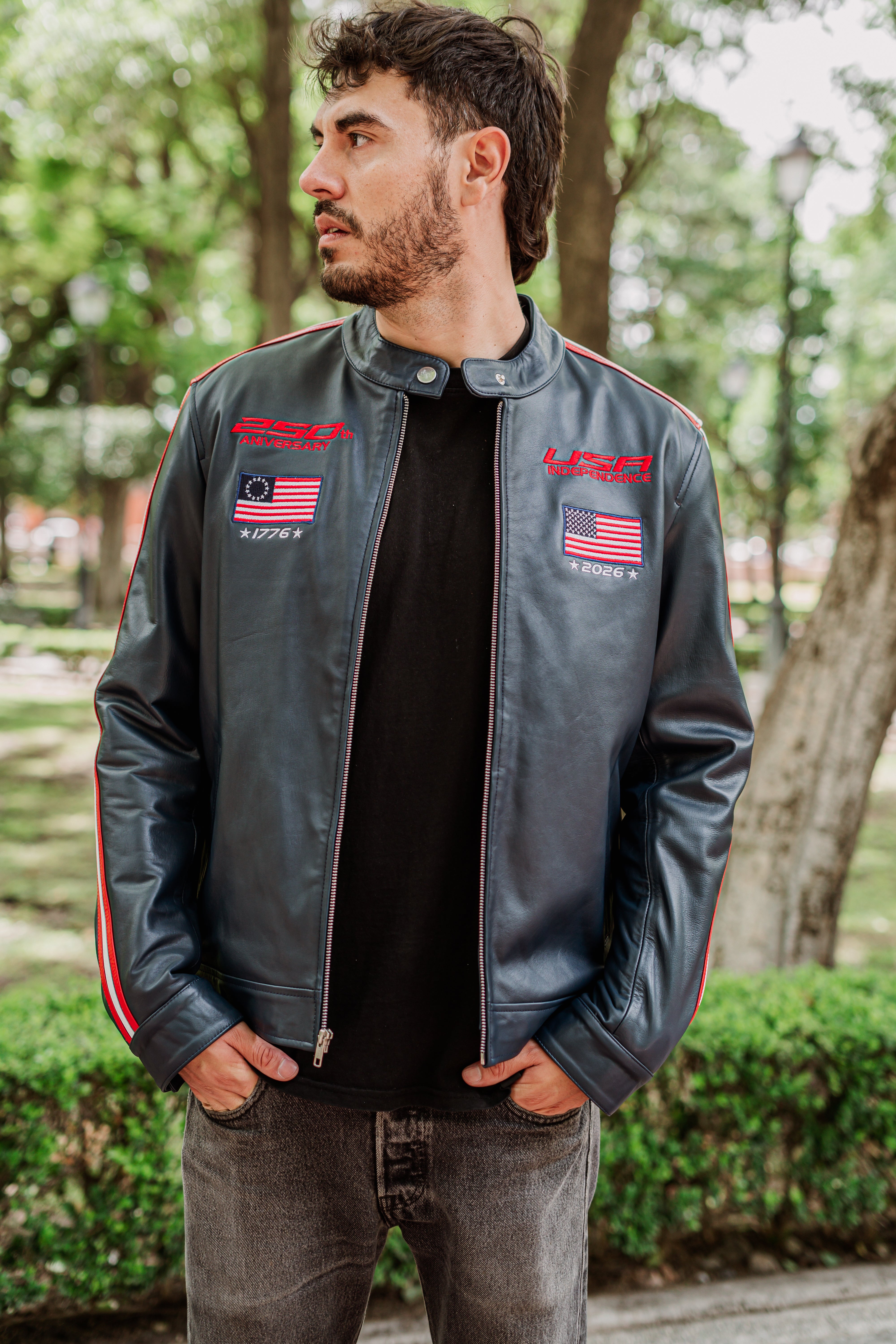 250th Anniversary Varsity Jacket – Wool & Leather Edition