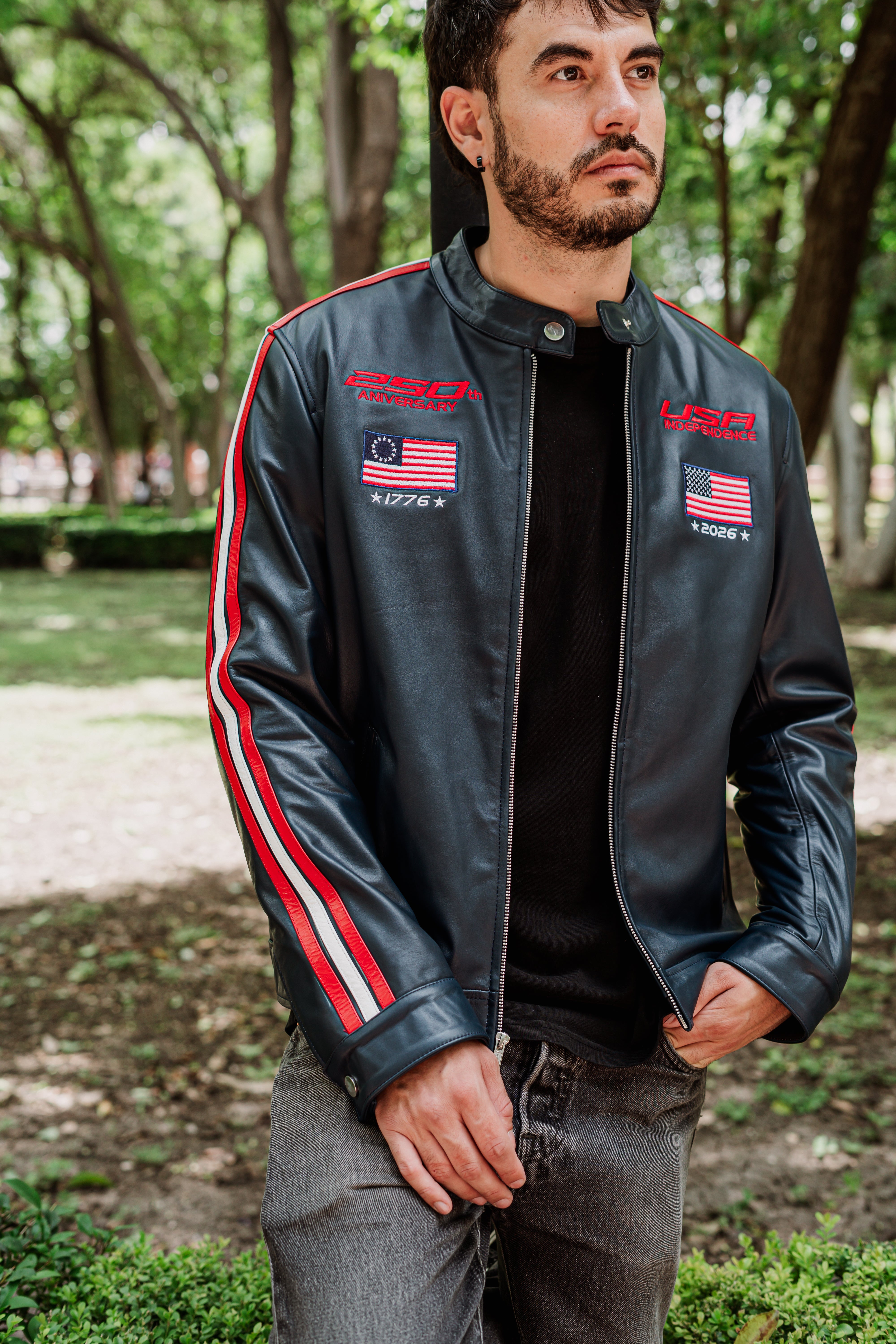 250th Anniversary Varsity Jacket – Wool & Leather Edition