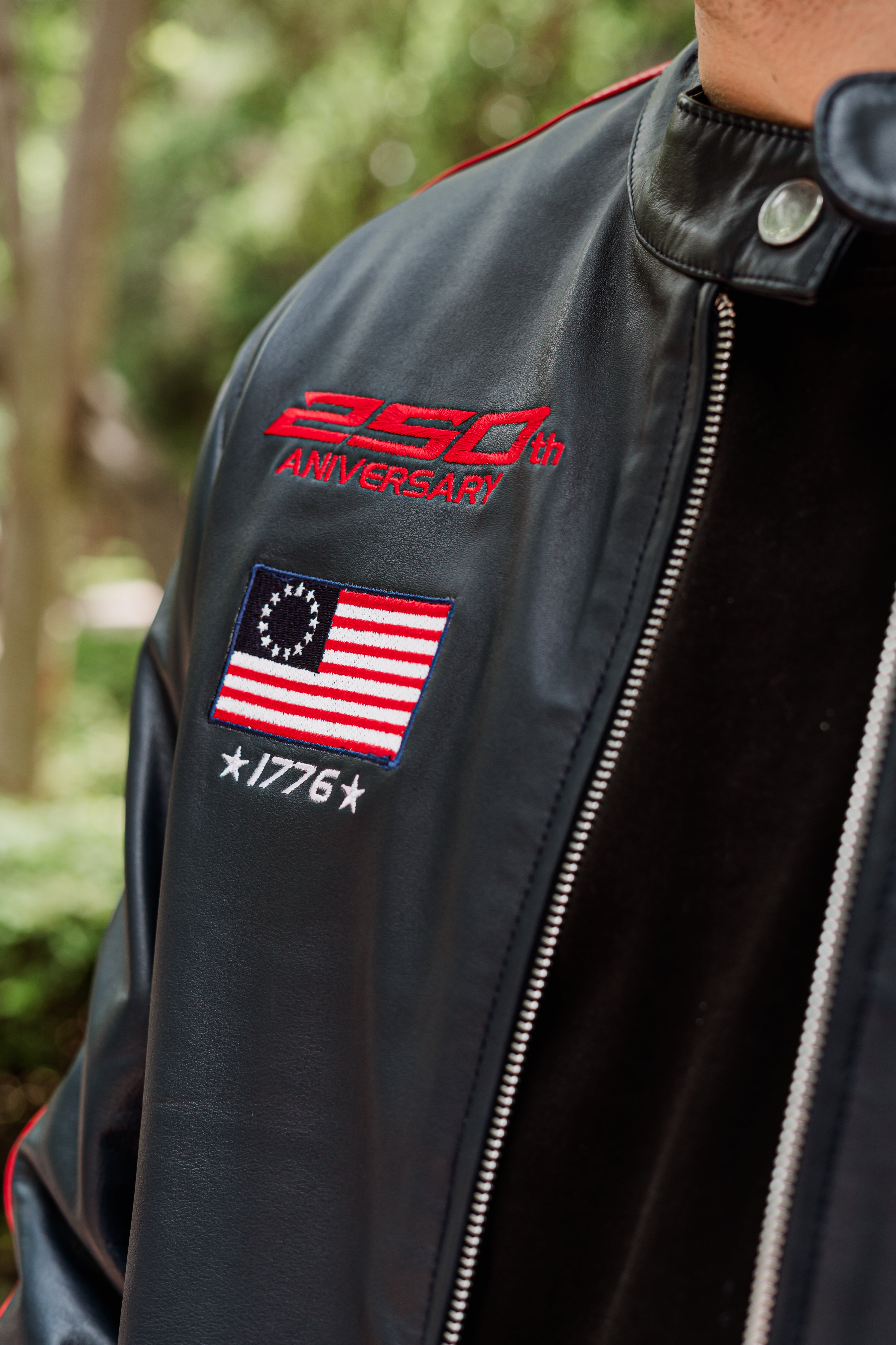 250th Anniversary Varsity Jacket – Wool & Leather Edition